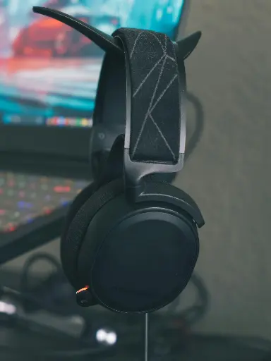 帶麥克風的無線耳罩式耳機